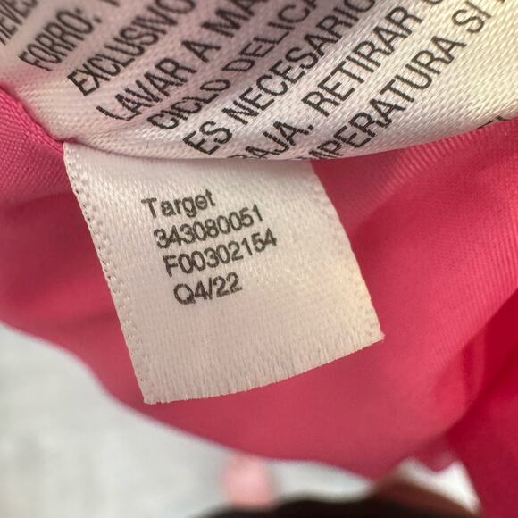 A New Day Hot Pink Puff Short Sleeve Cut Out Bubble A-Line Dress Womens Size XS - Picture 10 of 11